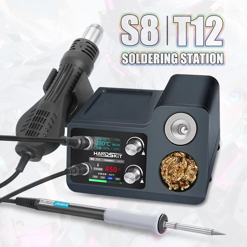 Hot Air Rework Station T12 - T12 Soldering Station With 858 Hot