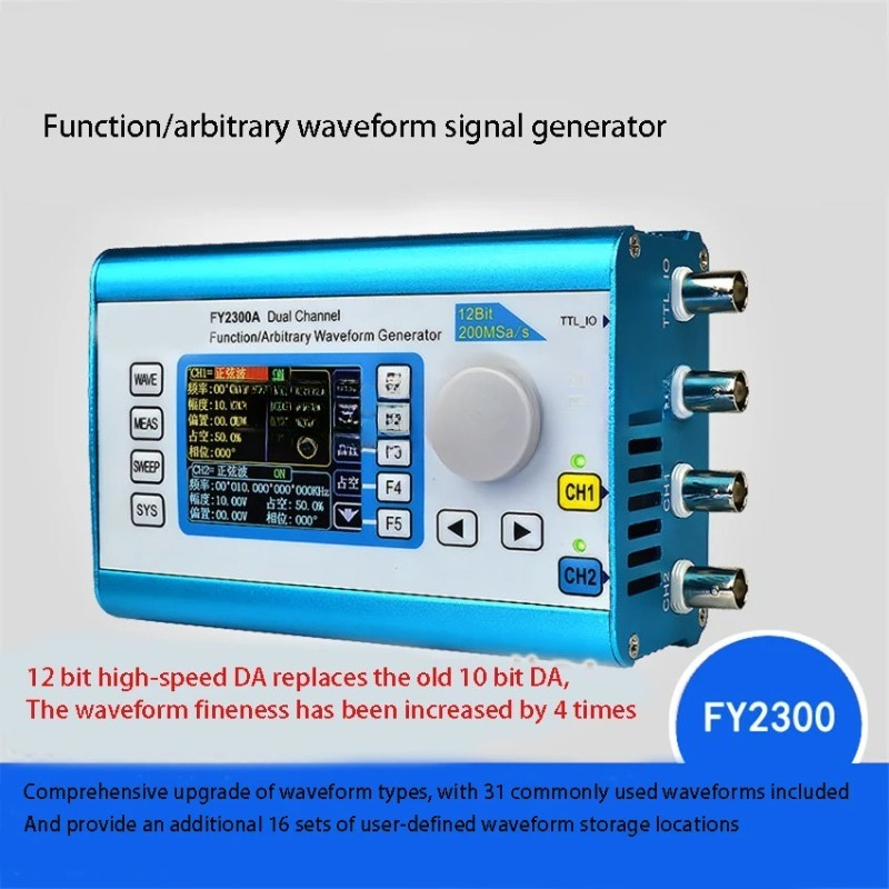 FY2300 Dual Channel DDS Functi - Function Arbitrary Waveform Generator ulasan dan harga