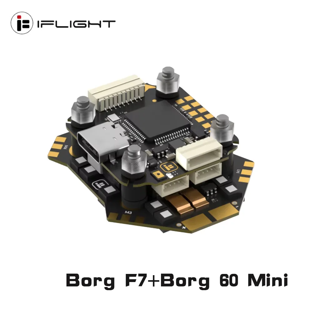 iFlight Borg Mini F7 Flight Co - Fpv Flight Controller F7 Stack 60A ulasan dan harga
